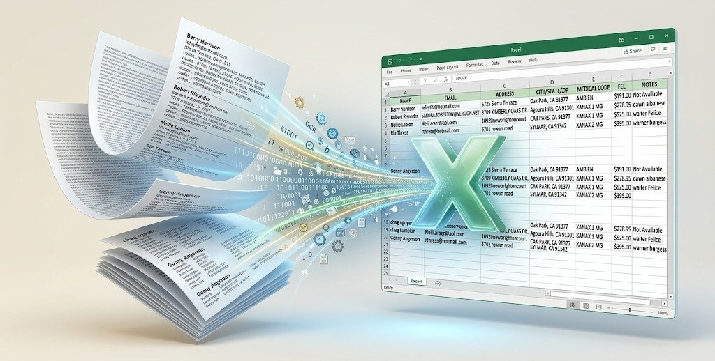 Image to Excel